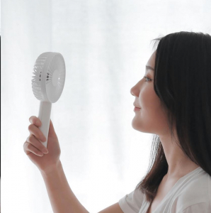 Somogyi HF 9/WH kézi, tölthető ventilátor, 9cm, fehér